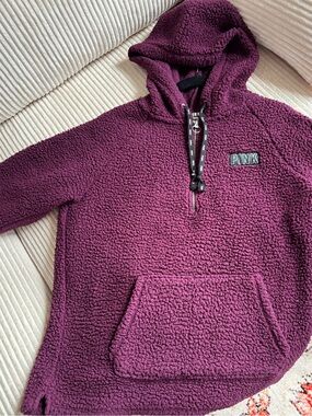 Victoria's Secret PINK Sherpa Pullover - Plum